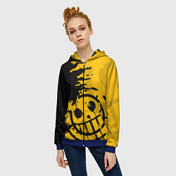 Толстовка на молнии женская ONE PIECE PIRATES ПИРАТЫ, цвет: 3D-синий — фото 2