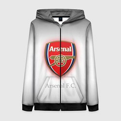 Толстовка на молнии женская F C Arsenal, цвет: 3D-черный