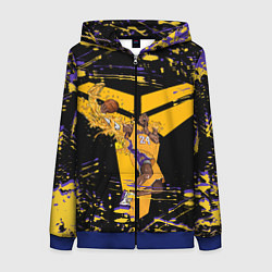 Толстовка на молнии женская Los angeles lakers NBA, цвет: 3D-синий