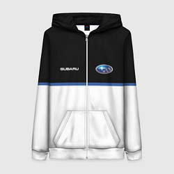 Женская толстовка на молнии Subaru Два цвета