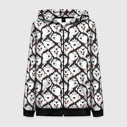 Женская толстовка на молнии Сибирский Хаски Husky