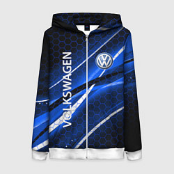 Женская толстовка на молнии VOLKSWAGEN LOGO SPORT