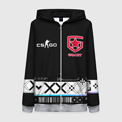 Женская толстовка на молнии GAMBIT CS:GO Printstream