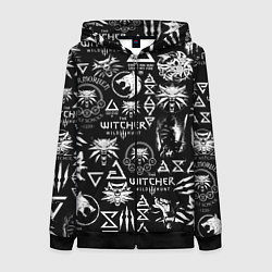 Толстовка на молнии женская ВЕДЬМАК ЛОЛГОБОМБИНГ THE WITCHER, цвет: 3D-черный