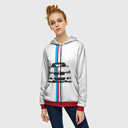 Толстовка на молнии женская BMW WILD BEAST, цвет: 3D-красный — фото 2