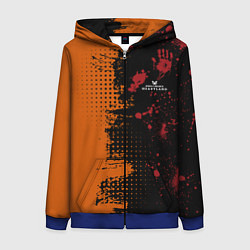 Женская толстовка на молнии Zombie Blood State of Decay