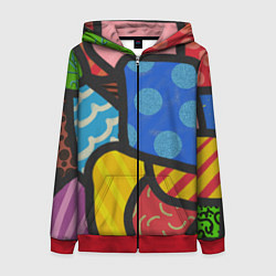 Женская толстовка на молнии В стиле ромеро бритто