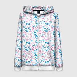 Женская толстовка на молнии Венера и Марс