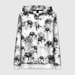 Женская толстовка на молнии Король и шут Лого Паттерн