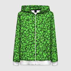 Толстовка на молнии женская Кинза, цвет: 3D-белый