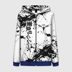 Женская толстовка на молнии Токийские мстители Tokyo Revengers logo краска