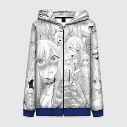 Женская толстовка на молнии Marin Kitagawa: Pencil Art