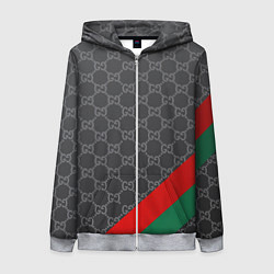 Женская толстовка на молнии В стиле gucci