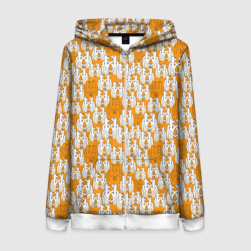 Женская толстовка на молнии Ты не одинок / 3D-Белый – фото 1