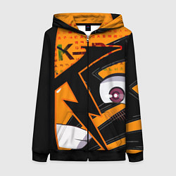 Женская толстовка на молнии K-pop с буквой К молния