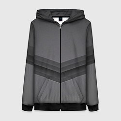 Женская толстовка на молнии Векторное изображение фона в темно-сером