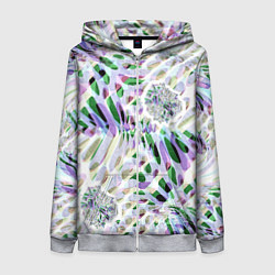 Женская толстовка на молнии Floral abstract