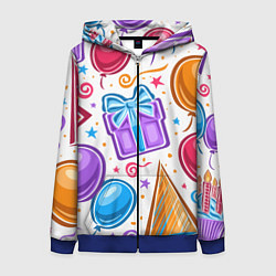 Женская толстовка на молнии Вечеринка