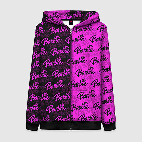 Женская толстовка на молнии Bardie - pattern - black / 3D-Черный – фото 1