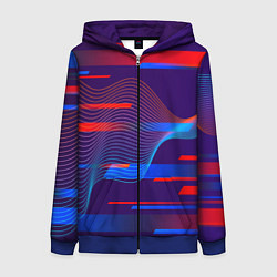 Женская толстовка на молнии Abstraction colored