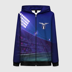 Толстовка на молнии женская Lazio ночное поле, цвет: 3D-черный