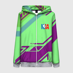 Женская толстовка на молнии NBA geometry sport