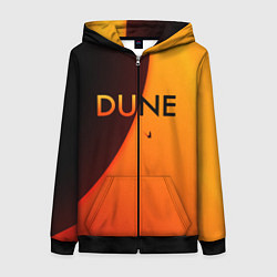 Толстовка на молнии женская Dune Arrakis, цвет: 3D-черный