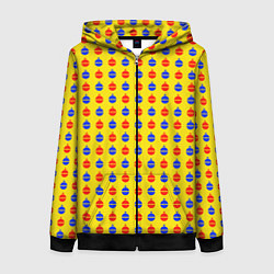 Женская толстовка на молнии Яркие шары