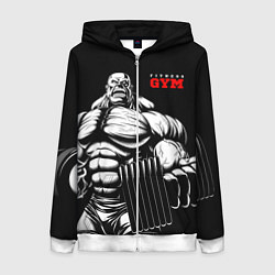 Женская толстовка на молнии Fitness GYM - jock
