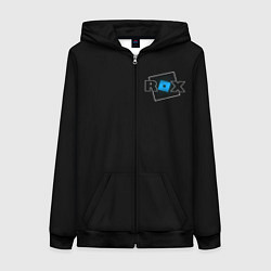 Толстовка на молнии женская ROX - Roblox, цвет: 3D-черный