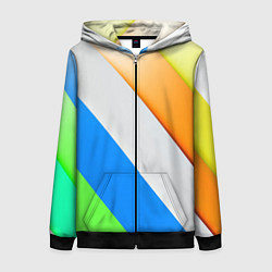 Женская толстовка на молнии Striped