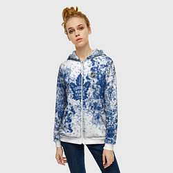 Толстовка на молнии женская Toronto Maple Leafs NHL white, цвет: 3D-белый — фото 2