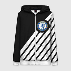 Женская толстовка на молнии Chelsea geometry sport