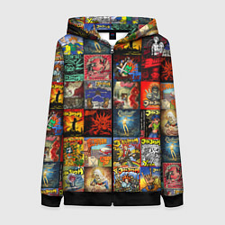 Женская толстовка на молнии Элизиум - обложки альбомов и песен