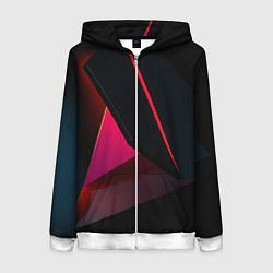 Женская толстовка на молнии Geometric shapes