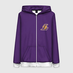 Женская толстовка на молнии NBA Lakers