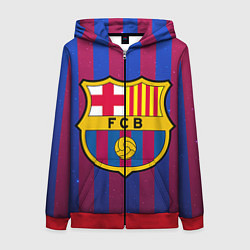 Толстовка на молнии женская Barcelona, цвет: 3D-красный