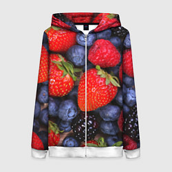 Женская толстовка на молнии Berries