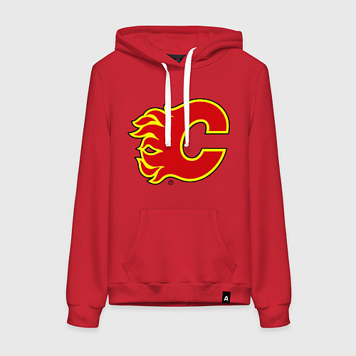 Женская толстовка-худи Calgary Flames / Красный – фото 1