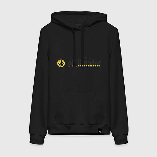 Женская толстовка-худи Tequila El Jimador / Черный – фото 1