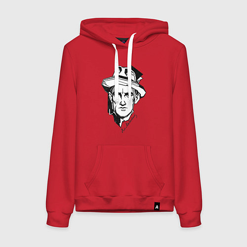 Женская толстовка-худи Маяковский / Красный – фото 1