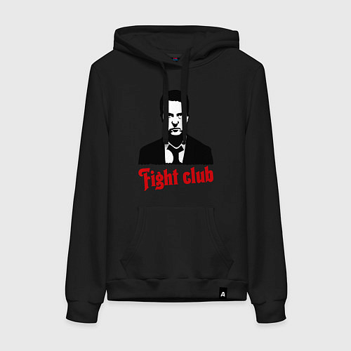 Женская толстовка-худи Fight Club: Edward Norton / Черный – фото 1