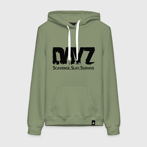 Женская толстовка-худи DayZ: Slay Survive / Авокадо – фото 1