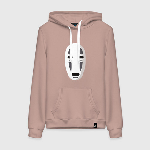 Женская толстовка-худи Безликий Бог Каонаси / Пыльно-розовый – фото 1