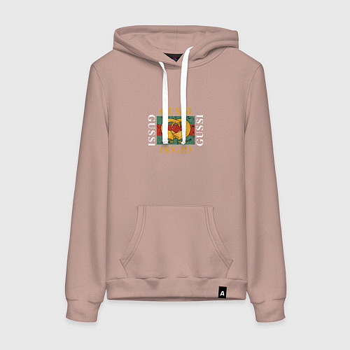 Женская толстовка-худи GUSSI Love / Пыльно-розовый – фото 1