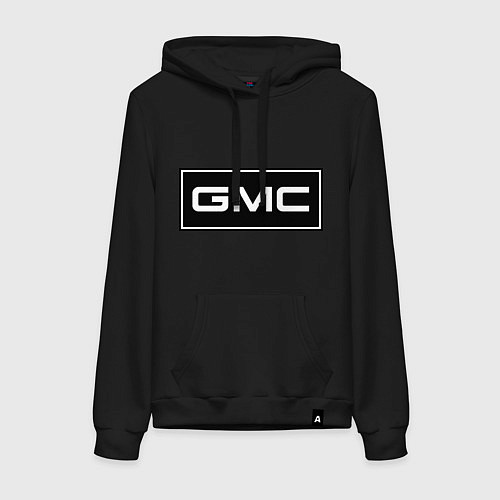 Женская толстовка-худи GMC logo / Черный – фото 1