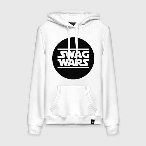 Женская толстовка-худи SWAG Wars / Белый – фото 1