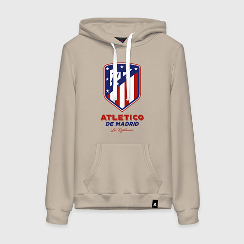 Женская толстовка-худи Atlecito de Madrid / Миндальный – фото 1