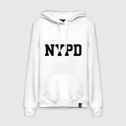 Женская толстовка-худи NYPD / Белый – фото 1