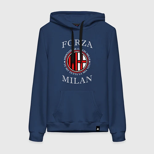 Женская толстовка-худи Forza Milan / Тёмно-синий – фото 1